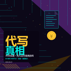AI代写月入过万？我试了30天，真相有点扎心-美金梦