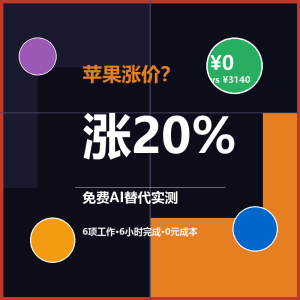 苹果涨20%？我用免费AI干了一整天活-美金梦