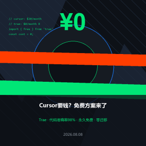 你还在花20美元用Cursor？免费方案来了-美金梦