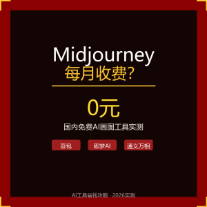 Midjourney每月收费？我用国内免费AI画图0元搞定了-美金梦